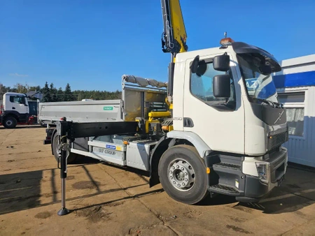 Volvo FE250 4x2 wywrotka Skibicki żuraw Hyva - SLT