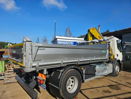 Volvo FE250 4x2 wywrotka Skibicki żuraw Hyva - SLT