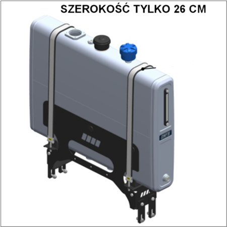 Zbiornik oleju hydraulicznego OMFB rear mounted aluminium  105 L