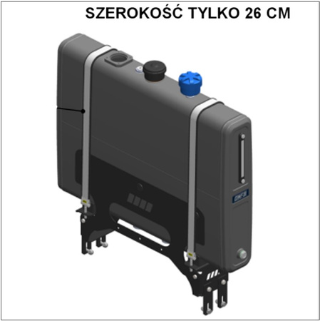 Zbiornik oleju hydraulicznego OMFB rear mounted aluminium  105 L