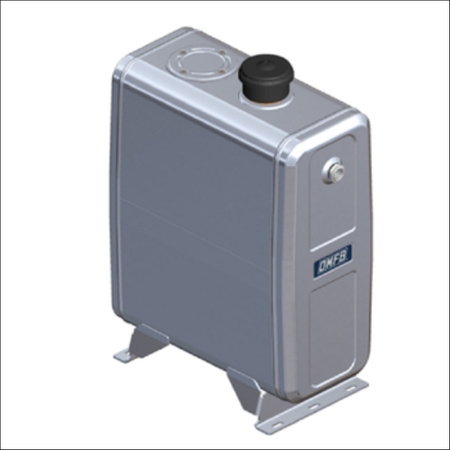 Oil tank OMFB rear mounted aluminium 90 L