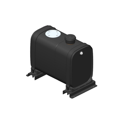 Oil tank OMFB rear mounted aluminium 90 L